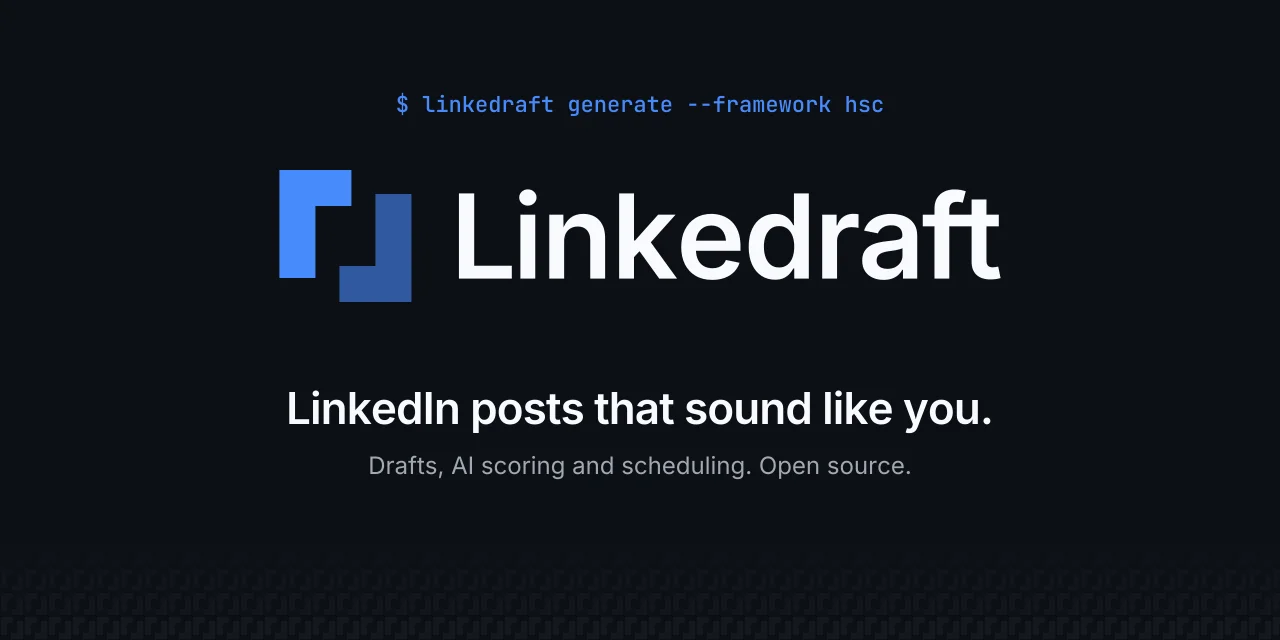 Capture d'écran de Linkedraft